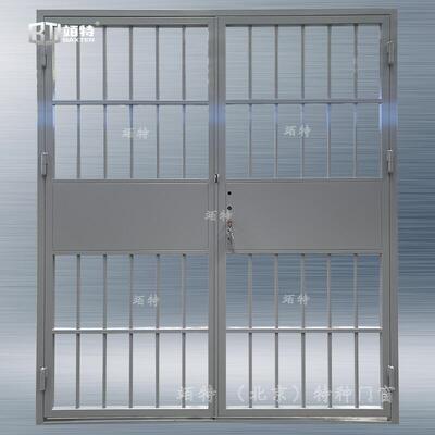 监狱监区通道栅栏门   手动监所通道钢质全通透门起订量低