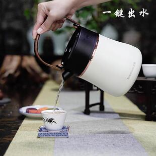1200ml陶内壶胆焖茶壶524便携显温家用老白茶瓷保温量泡茶大容水