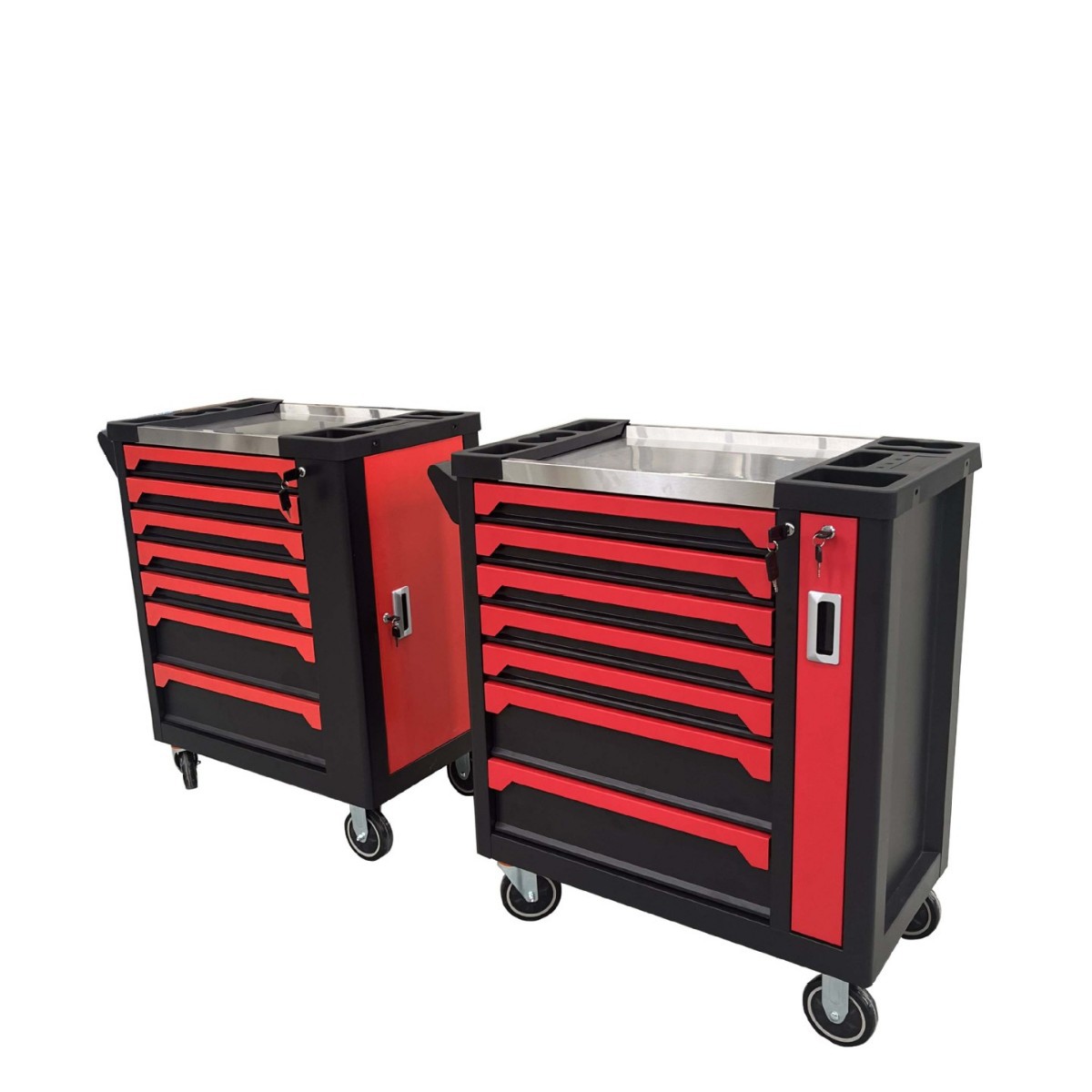 汽修移动7抽多功能工具车
