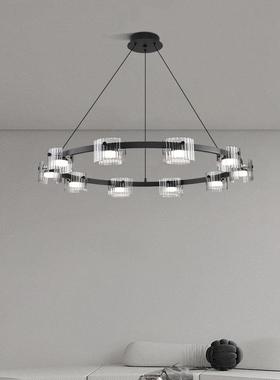 式厅吊设客计师创意新款全光谱护灯眼轻奢极简餐意厅吧88078台卧