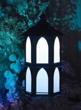 婚庆DPY道具发光商层灯塔厅婚礼堂海洋现场装饰布置场创意美陈双