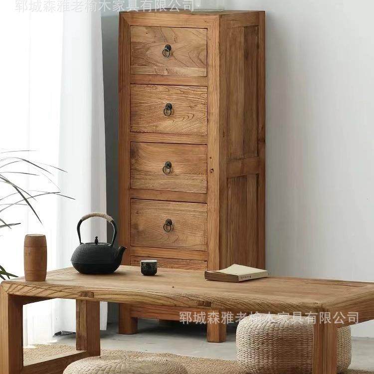 老柜榆木五斗柜抽物屉收纳角柜卧室KXC储柜实多功能客厅餐木边柜,电子元器件市场,其它元器件,淘宝优惠券,粉丝福利购,淘宝优惠卷