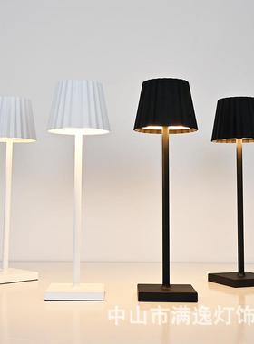 意大利lamp厅充餐L电台灯卧室阅读氛121围店ED触摸酒床头酒吧台灯