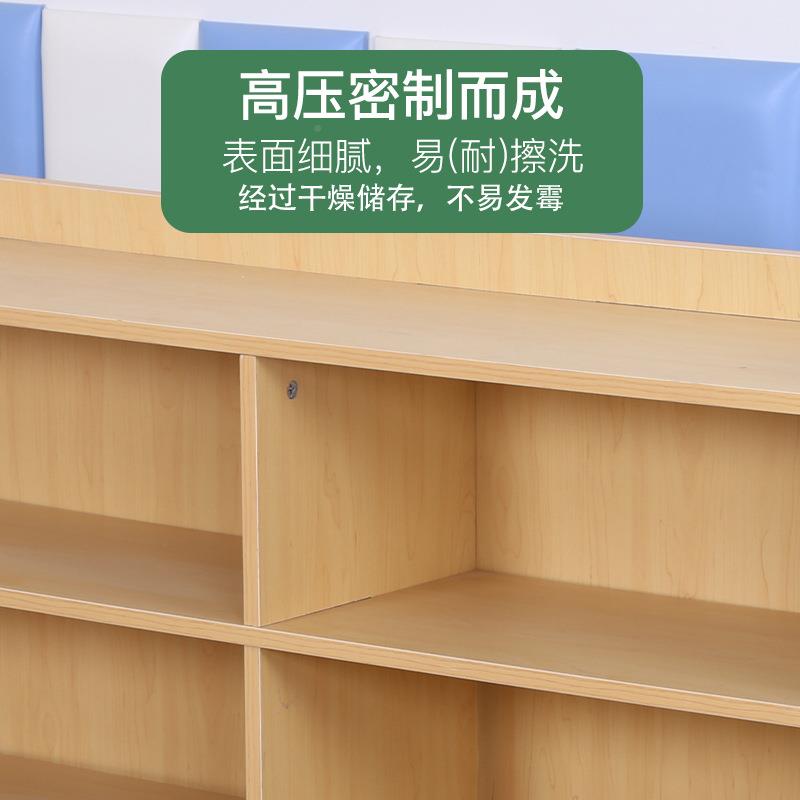 幼儿柜子区置物收纳架蒙书架书包柜氏园教具组合儿IHJ童玩具储物