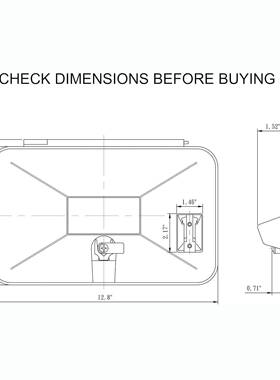 外置淋浴盒冷热关房车旅车外挂淋HYES-01浴盒RV开式Exterior居Sho