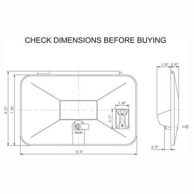 外置淋浴盒冷热关房车旅车外挂淋HYES-01浴盒RV开式Exterior居Sho
