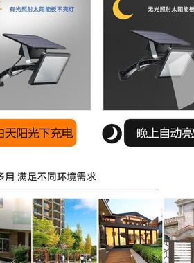 48LD太阳能灯景庭院灯室DFIE内室外观用花园分通体安装照明壁灯