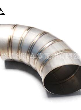 钛合消用声器排气16239管钛弯头9m0度63.5金*1m6片1.5D