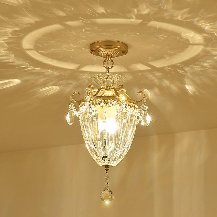 现代简约吊灯走灯廊玄关楼梯入户门HUA-D28具道灯美进式轻过奢水