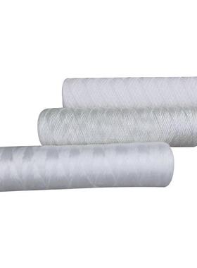 宇恒10寸线处芯绕滤脱脂棉缠绕水10寸线绕pp前置过滤5um不锈钢骨