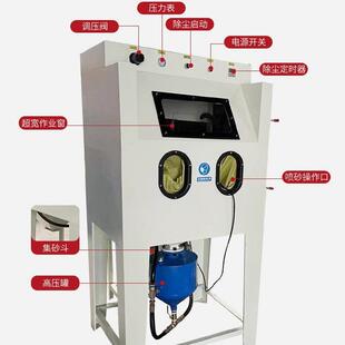 高压喷动无砂机小型工业尘手除锈417新喷沙机箱式模具抛光翻打砂