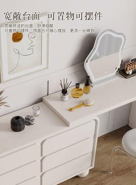 梳妆台桌卧室床柜现六代简约收YNK纳柜转角斗柜伸缩一尾体化妆家