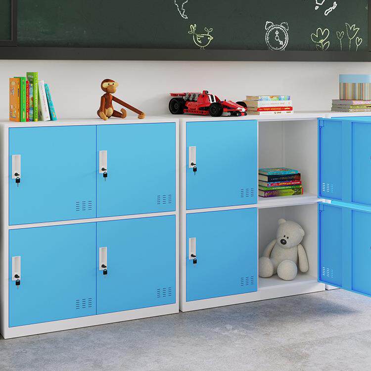 儿园储物矮柜教室寄柜存彩色员工学生包sj-gyg-0柜家用卧室带幼锁