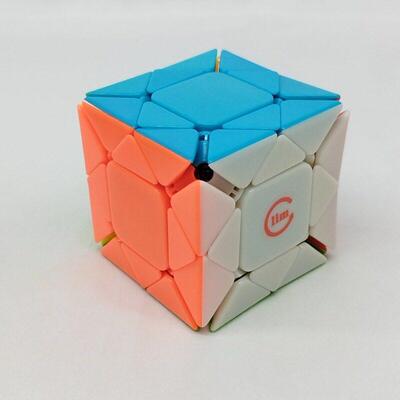 方是裂变斜转魔方 Fission SkewbCube  裂变斜转魔方 异形难度