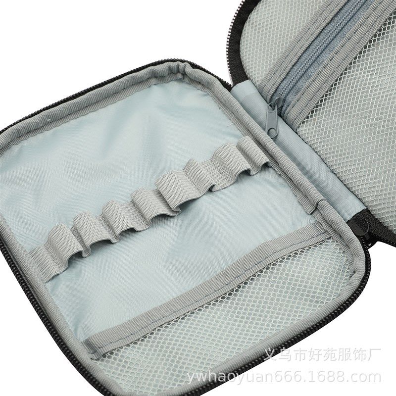 跨境纯色双层钩针收纳包牛津布拉链手工毛线编织工具配件收纳包,收纳整理,其他收纳袋,淘宝优惠券,粉丝福利购,淘宝优惠卷