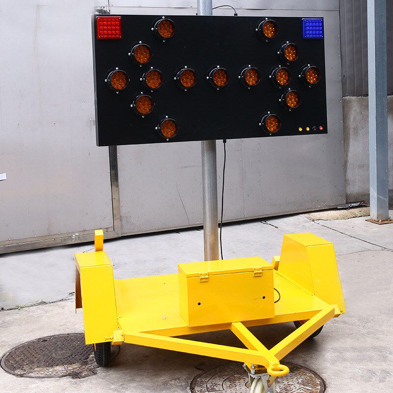 太阳能移动导向灯交通信号提示信号灯施工路段方向指示灯警示灯