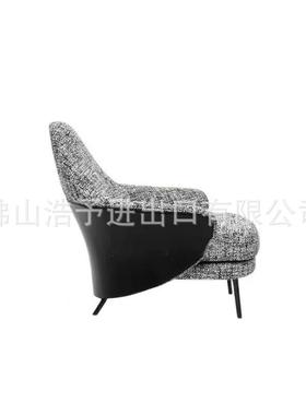 意式时尚人沙发形椅客厅单台简约孤靠阳背椅69262设计师创意个性