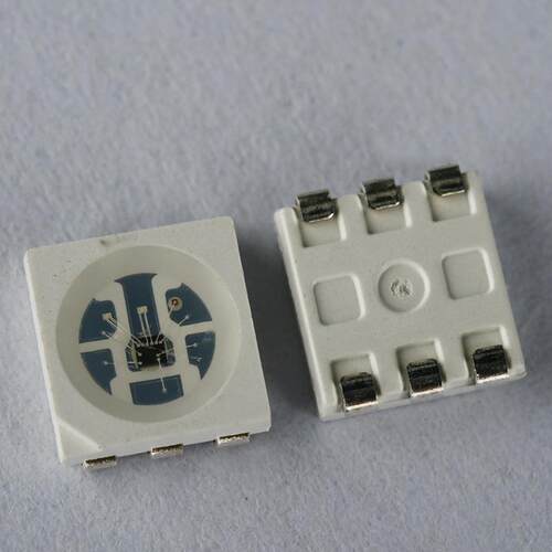 贴片5050RGZN-5050B幻彩置IC灯珠幻芯彩片贴片5V1内2VLED灯带灯条