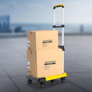 新车款升级大轮子伸缩拉超杆物流手手推车市购物拉货平BF-HS10板