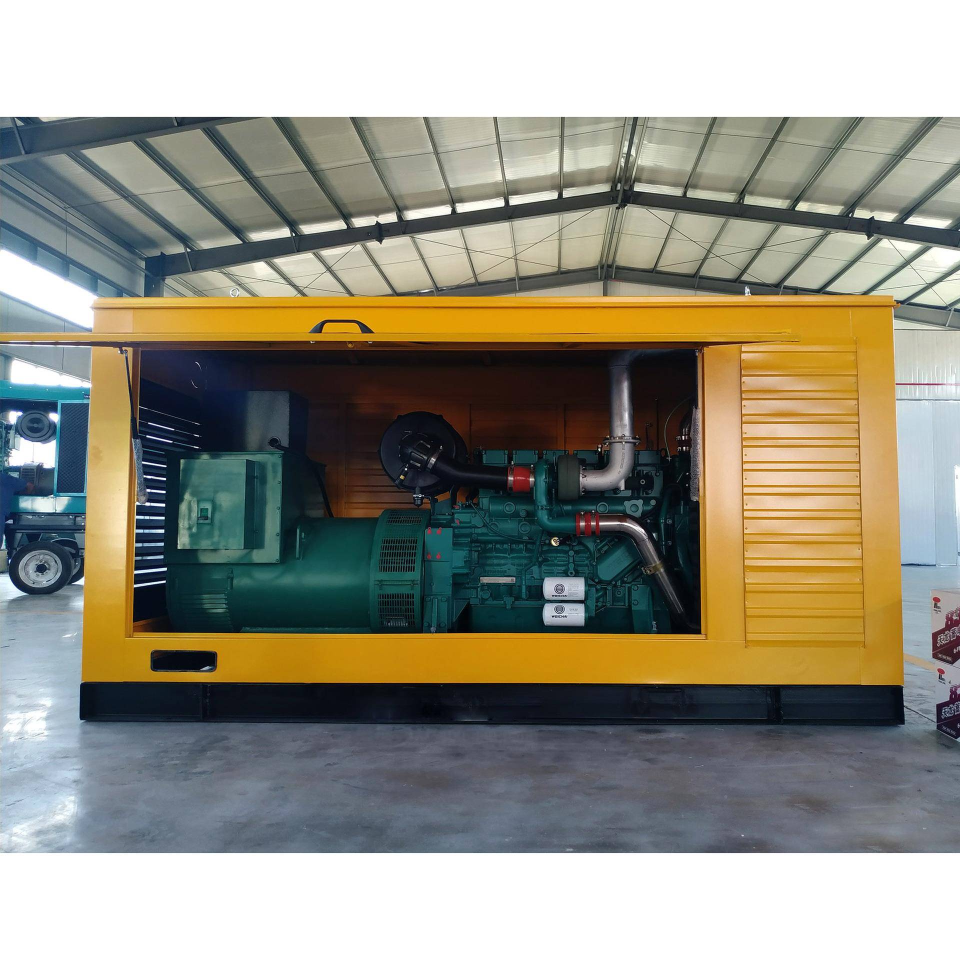 全潍柴电股份300kw/350kw潍/400kw柴油发机铜无刷XB400GF-常用柴