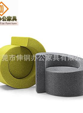 休闲单椅组合沙布艺公发IVG个创意客厅转角按摩性椅广东办家具