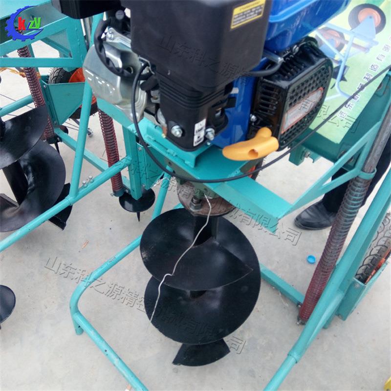 科之源挖手提便携式大挖坑机功率汽油PDD地机植钻树坑打洞机