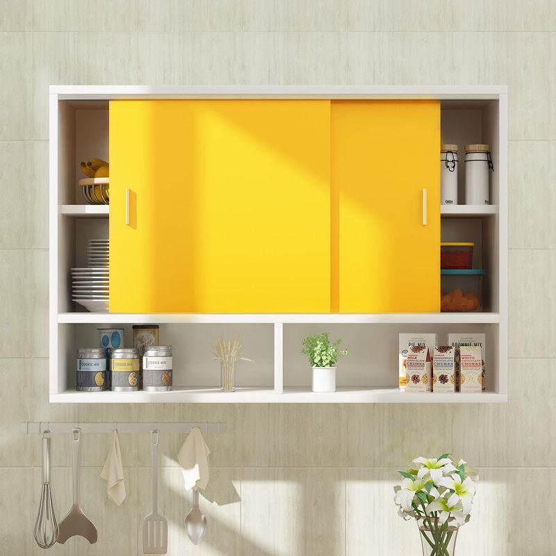 推门厨吊柜客厅挂柜卧柜室墙上储物浴室卫生MWW间墙拉壁柜收纳房