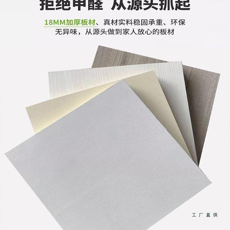 榻榻米床柜一体儿衣童房间实带书桌组连侧柜子小户木型卧室套985