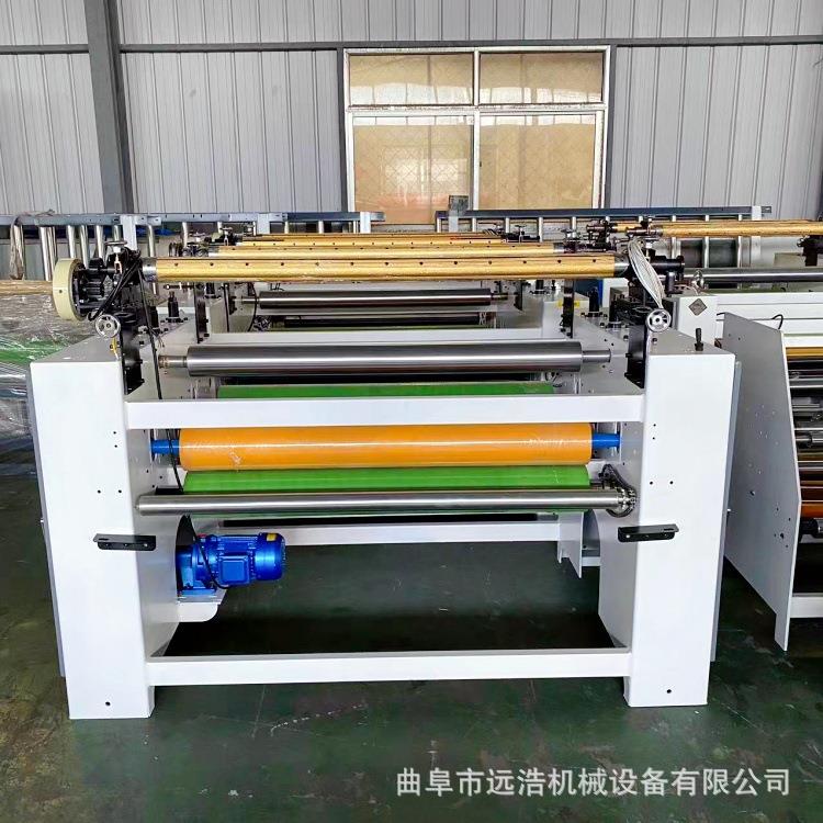 双JAJ面不锈钢板贴膜厂家网格布地毯毛机气毡毯涂胶机泵调胶节量