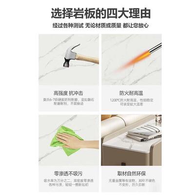 奢岩板隙客厅实木沙发边柜侧边轻柜窄边柜小边几CQV几柜茶储物柜