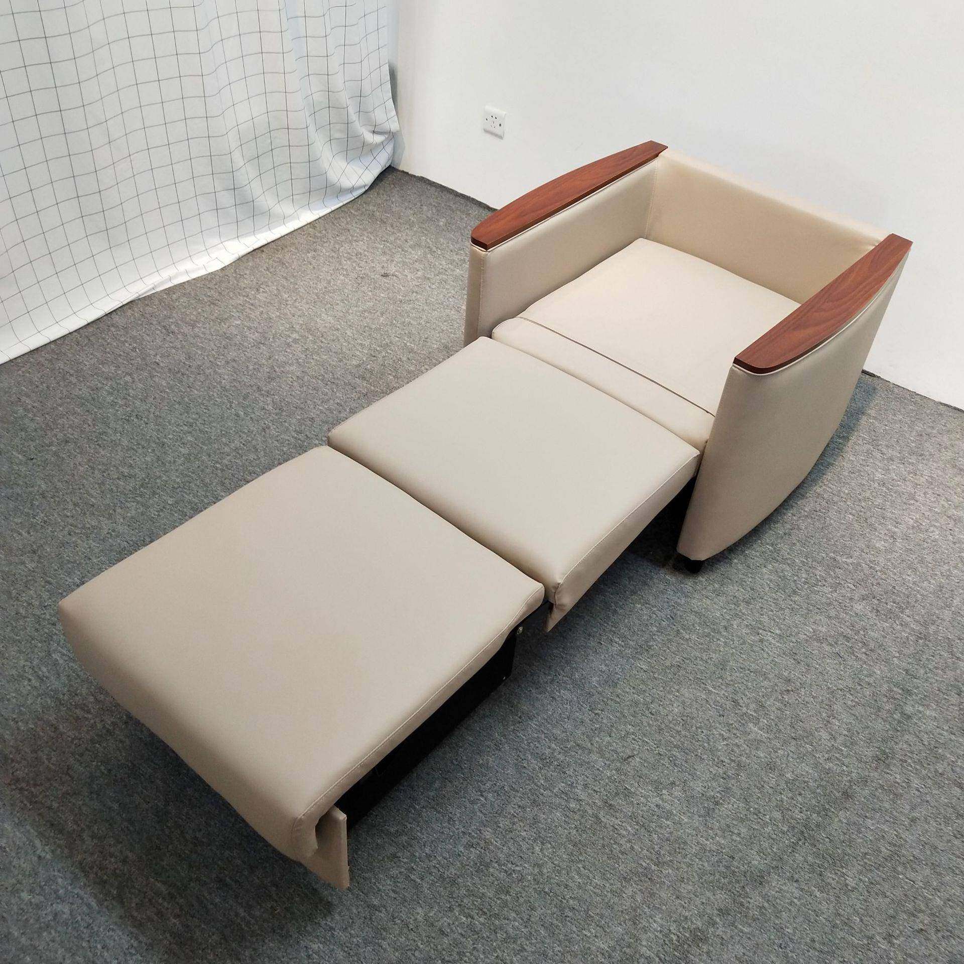 沙发床发单人位两沙GWP用折叠多功能皮可艺书房办公室午休椅厂家