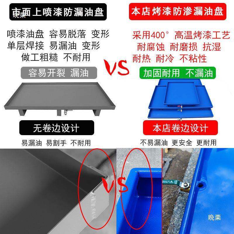 废危防渗漏防漏叉车托盘无品牌/防泄漏油盆铁托金属汽修盘机油油