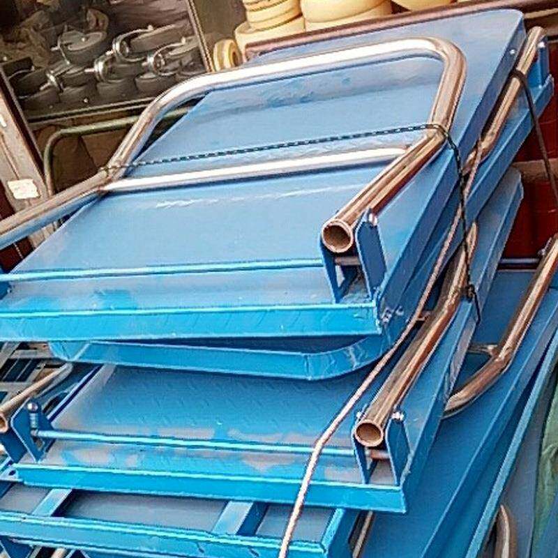 叠手推车板家用静货音小推车加厚花纹平车折仓DFL库拉工具车