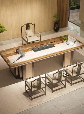 板茶台茶桌椅组合2入025新款高端烧水壶一GVJ体岩嵌式茶具一套茶