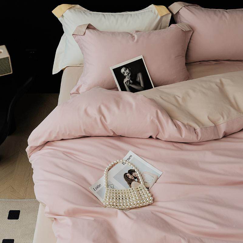 用高档100s长绒超柔加厚全棉棉磨四毛件套秋冬裸睡床单被CGS套床