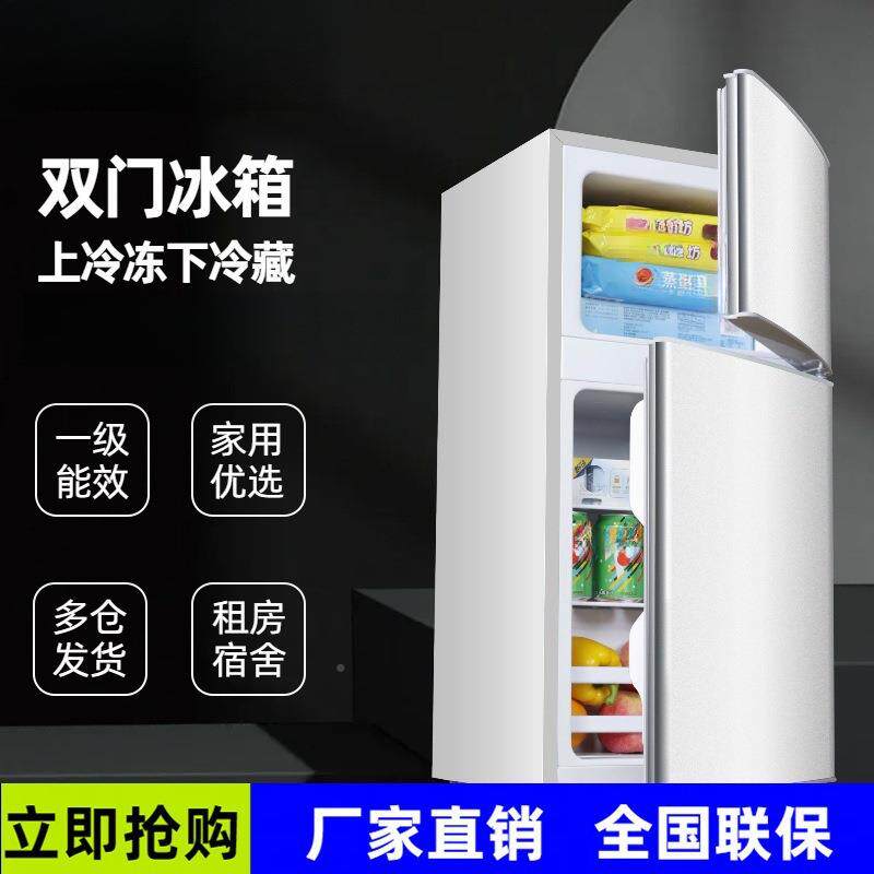 省50-17升小冰箱家用小型租房2冰上冷冻下冷藏宿舍IHA迷你双门电