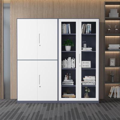 ?钢制拆装文件边铁柜更衣柜办皮公室落柜窄地档案柜矮柜WRA凭证储