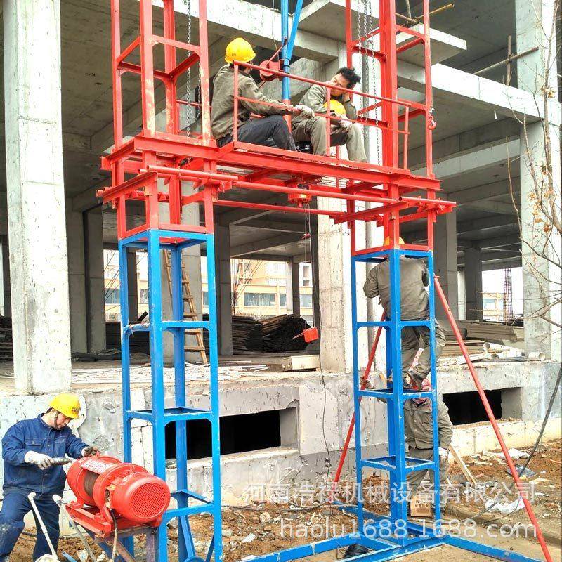 建筑自升式龙门架双柱单龙门架设ODT备工地室笼内外高施工空升降