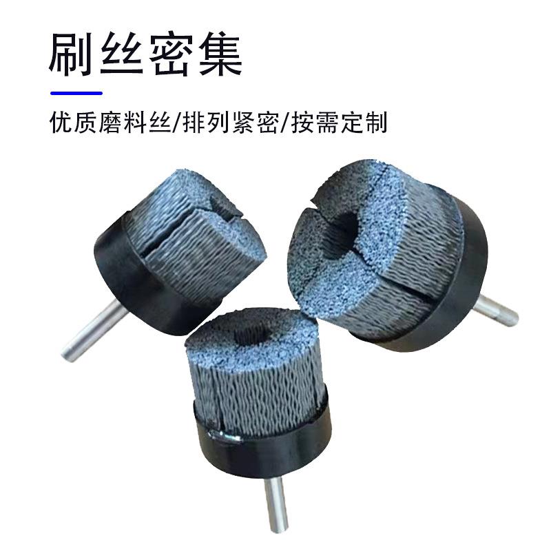 磨料丝圆盘刷去尼子龙丝刷打JOR磨毛刺刷圆形刷工业浇注工具刷