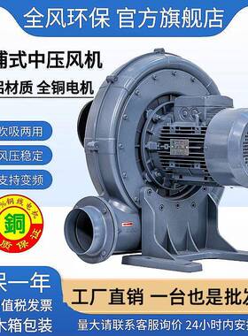 PF150-直叶式w鼓风机1.瓦5千吸纸条离心风机1.5k透浦式中2压BRI风
