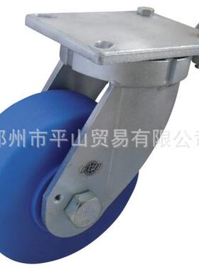 世殿YOTDUJ150SNDOO重载用高硬度聚酯氨脚轮TDUJ刹150ST带车