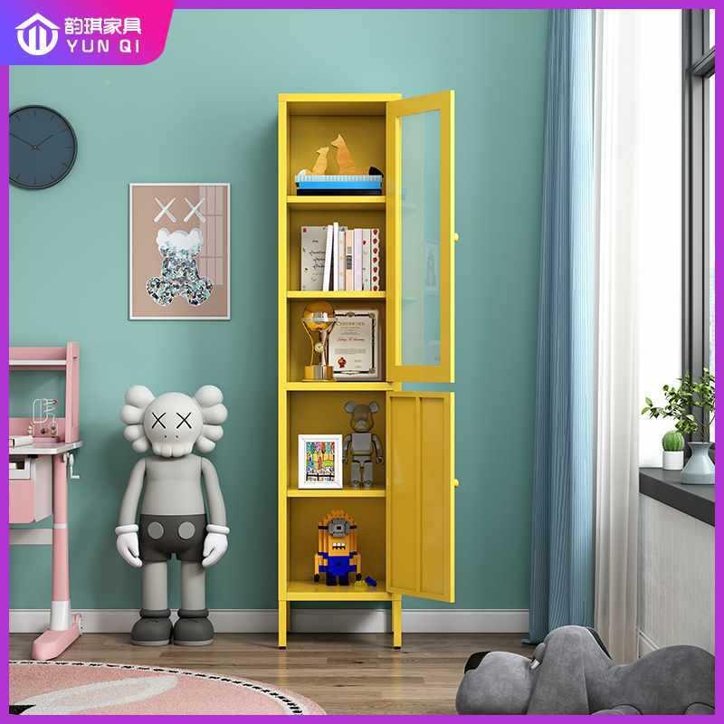 书架置物架落地RE8T67T7靠客厅窄缝收纳多室架书子层卧储物柜小柜