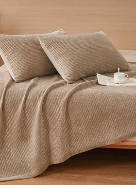 加厚宝宝绒夹棉床盖冬绒秋款床盖三件套-繁星软床DDO刺绗绣缝垫绒