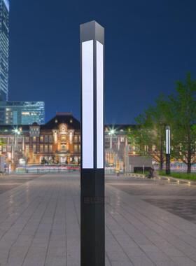 3米太阳观灯柱方形庭景36602灯院子路灯户外LE院D小区工能程售楼