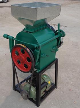 小型玉米破瓣机两小型豆扁途机用小型项电多粮食挤扁机厂家181230