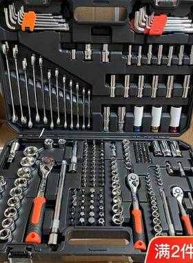 车汽修组套套筒套管棘轮扳车汽修OSB工具套装手修工具箱汽维修工