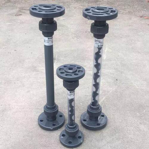 法兰式管道静态混合器 UPVC材质透明/灰色 环保 高品质法兰连接