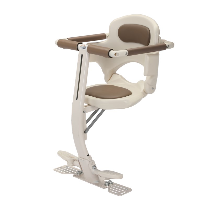 电动车前置儿童座椅安全小孩宝宝坐椅可升降折叠电摩加厚座椅