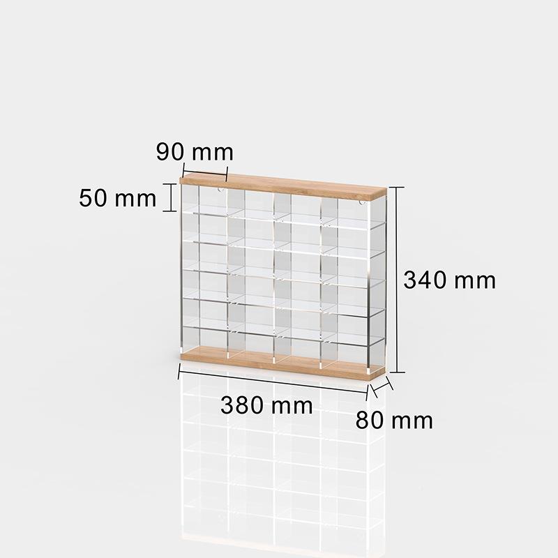 1多:23小汽车模型纳展QJM示架收子美卡展示盒亚克力1:64风火轮收