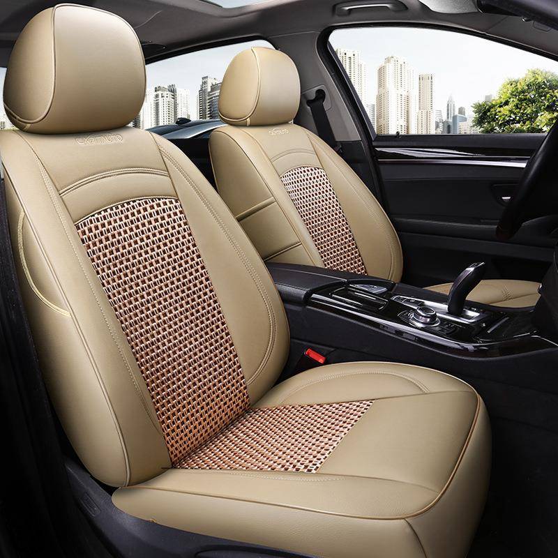 专专套用舒适全秋包围车无品牌/座椅耐磨皮拼冰丝五座汽车坐垫春